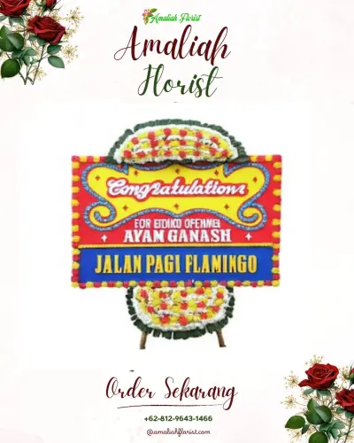Bunga Papan Congratulation di The Alana Yogyakarta Hotel & Convention Center